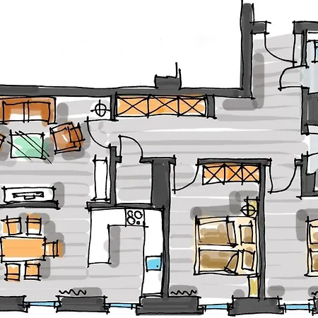 アパート 3-raum-ferienwohnung Ohne Meerblick